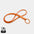 Lanyard naranja reciclado bajo impacto CO2e merchandising promocional sostenible