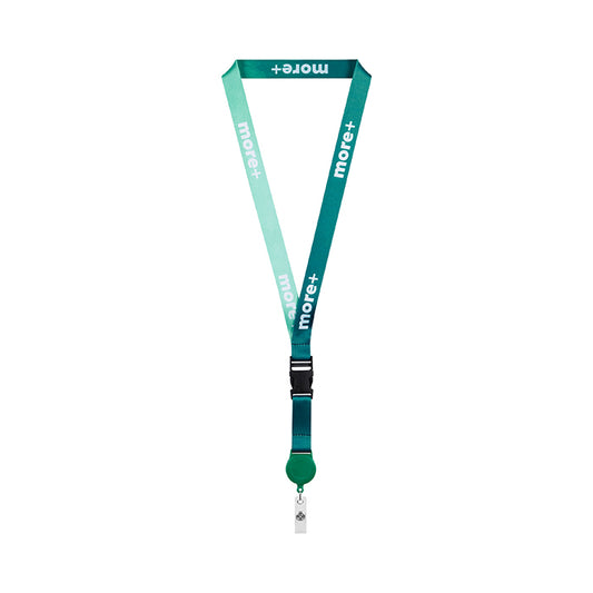 Lanyard corporativo con sistema retráctil para identificación