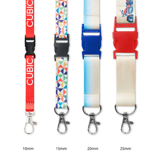 Lanyard promocional RPET personalizado con imagen fotográfica