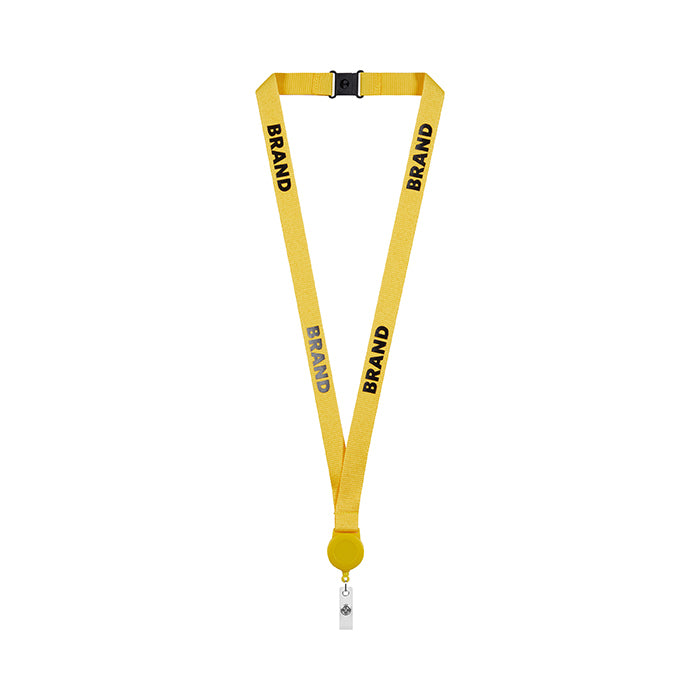 Lanyard corporativo con carrete para tarjetas identificativas