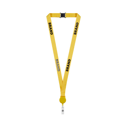 Lanyard corporativo con carrete para tarjetas identificativas