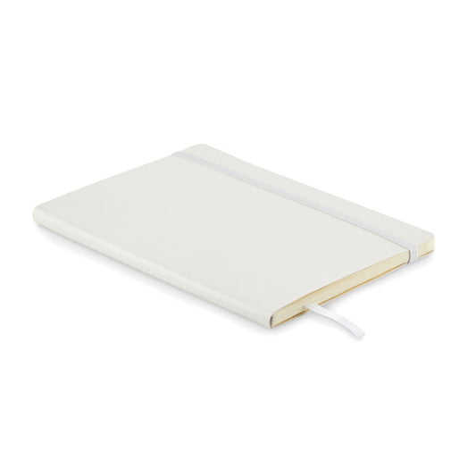 Libreta Breta blanca de PU reciclado para productos promocionales personalizados
