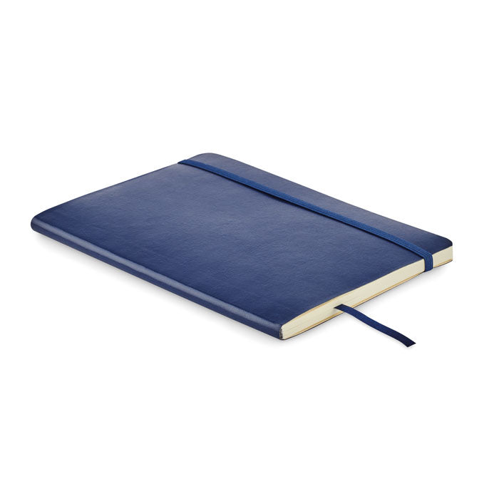 Libreta Breta azul royal ecológica para eventos y congresos