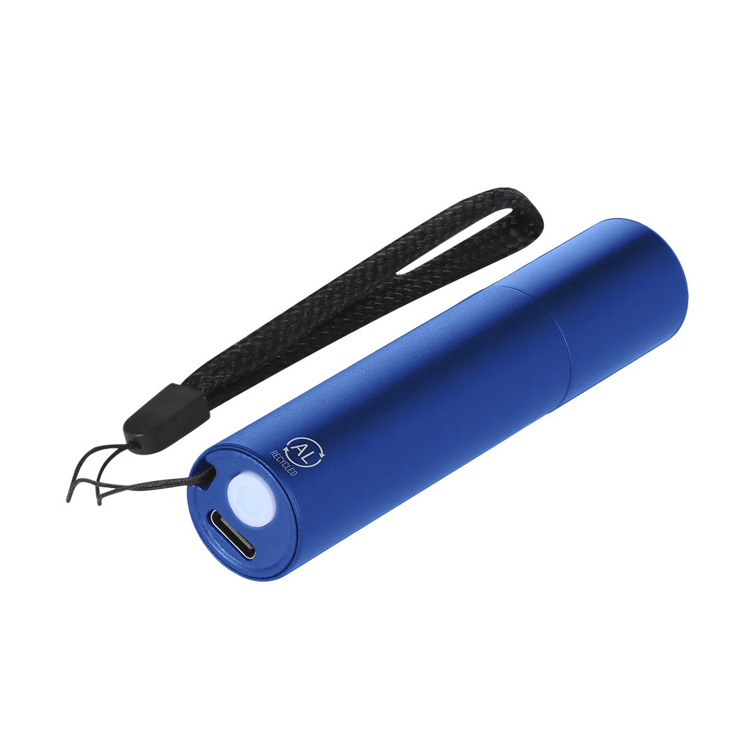 Linterna corporativa con batería de 400 mAh y carga Tipo C