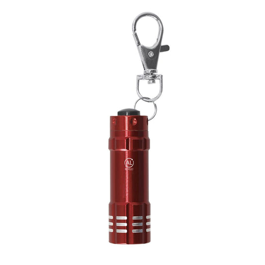 Regalo promocional sostenible con llavero linterna y mosquetón