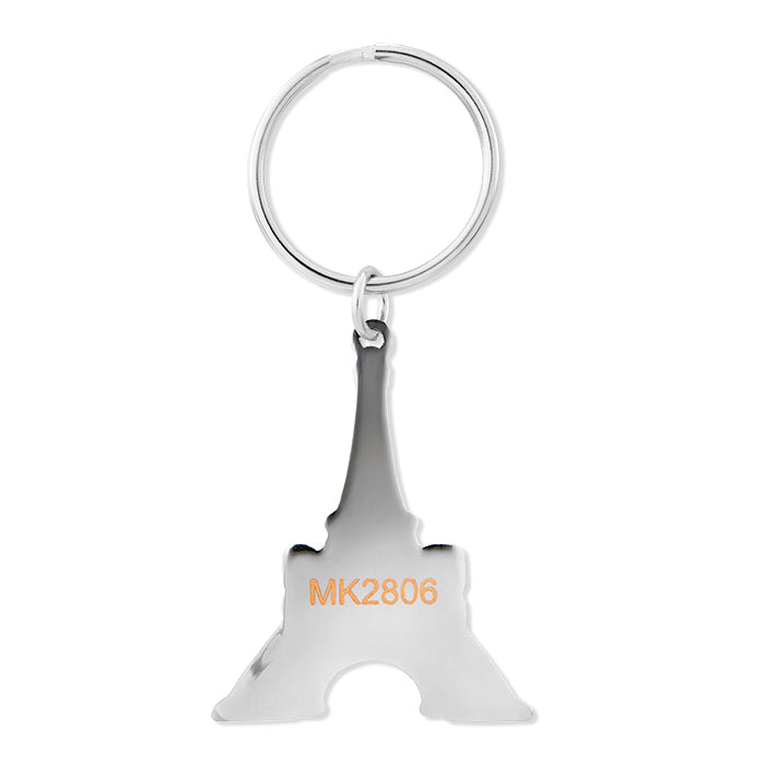Merchandising ecológico con llavero de metal reciclado