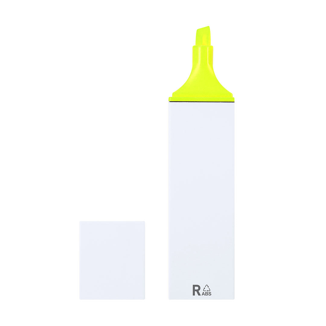 Marcador Wulf amarillo reciclado para regalos corporativos