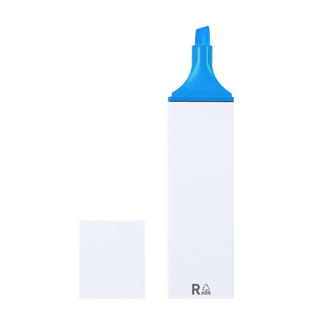 Marcador Wulf azul personalizado para merchandising para empresas