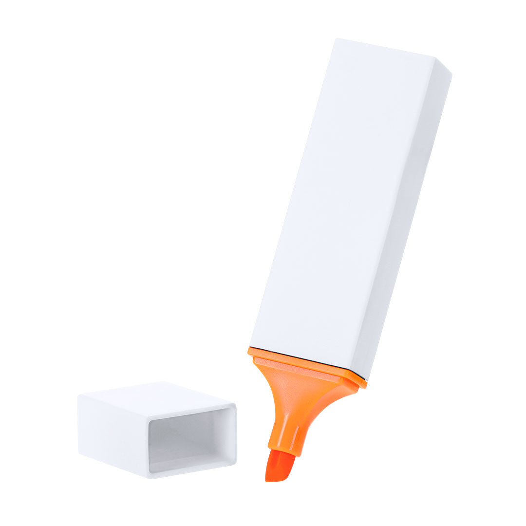 Marcador Wulf fluorescente para merchandising ecológico corporativo