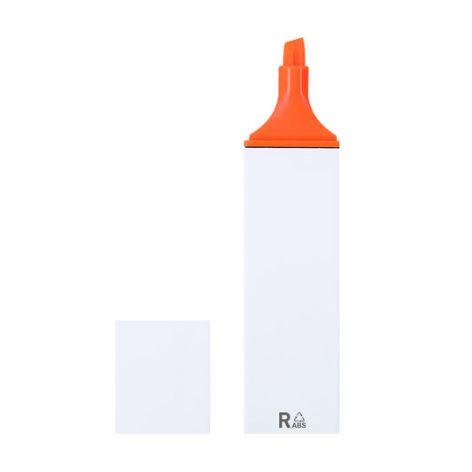 Marcador Wulf naranja de ABS reciclado para eventos y oficinas