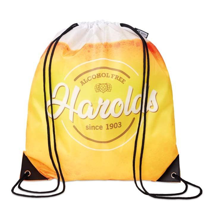 Mochila de cuerdas personalizada con logotipo para ferias y eventos