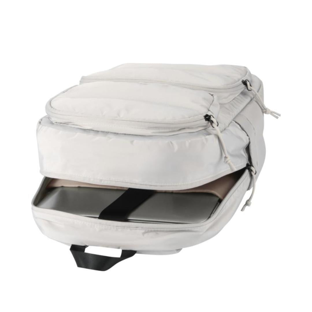 Compartimento acolchado mochila reciclada GRS para portatil 15,6 pulgadas merchandising corporativo responsable