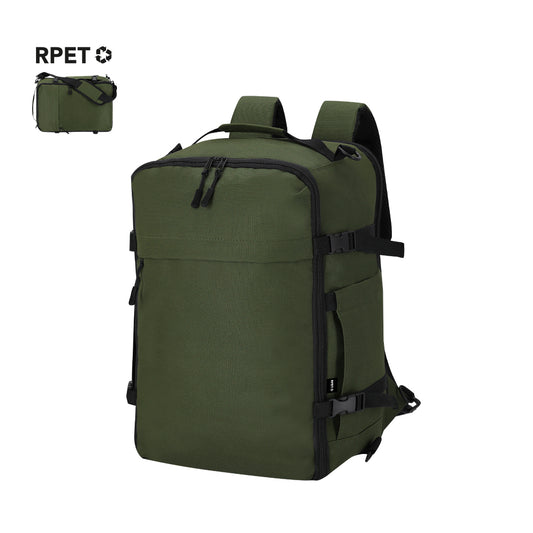 Mochila sostenible Zagros de RPET personalizada para empresas