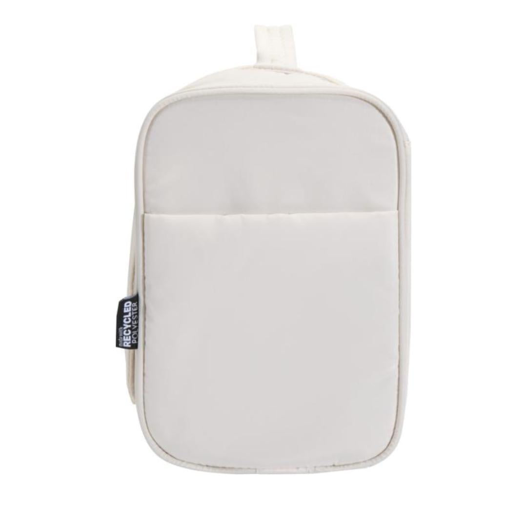 Neceser sostenible reciclado utilizado en viaje corporativo ideal para onboarding empleados ESG