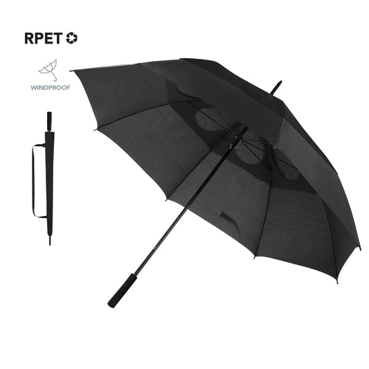 Paraguas sostenible Narnor RPET personalizado para empresas