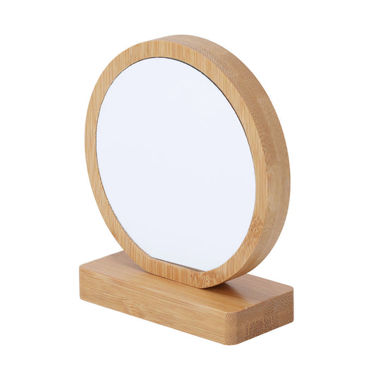 Regalo promocional sostenible con placa de bambú y diseño conmemorativo