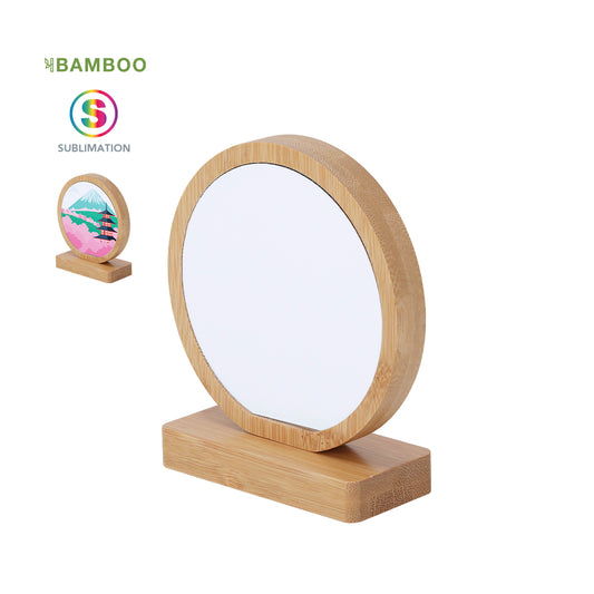 Placa sostenible Farnes de bambú personalizada para empresas