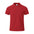 Polo Charles rojo de algodón piqué para eventos y equipos
