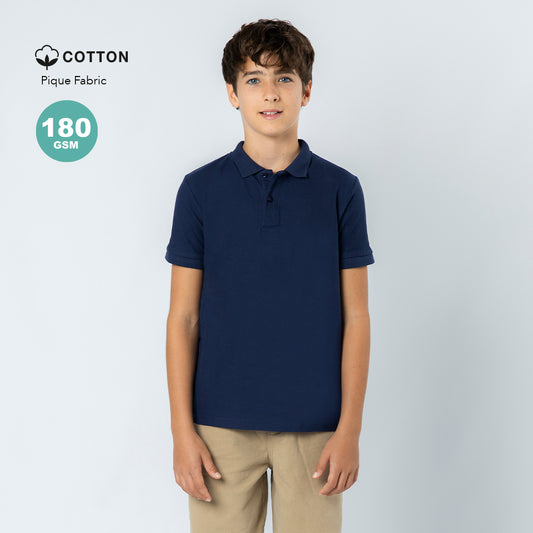 Polo infantil Charles de algodón personalizado para empresas
