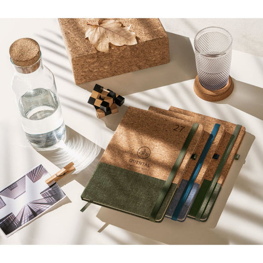 Agenda ecológica Quental 2027 con funda non-woven para presentación cuidada