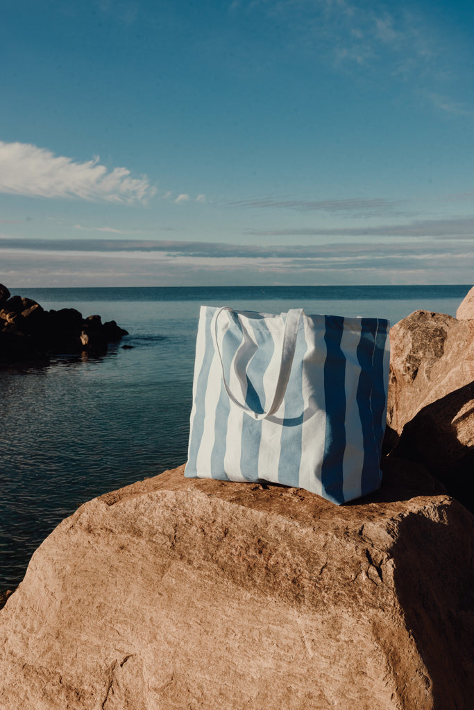 Bolsa de playa reciclada VINGA Lagoa para merchandising ecológico corporativo
