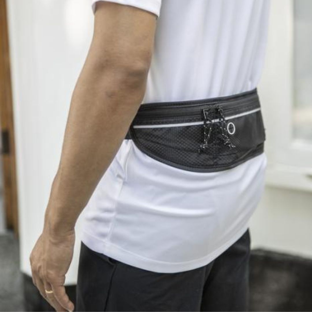 Riñonera Nomad reciclada para running y merchandising ecológico corporativo