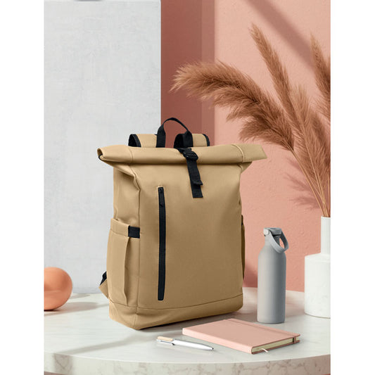 Mochila Bangkok Roll en RPET 600D como merchandising ecológico para empresas