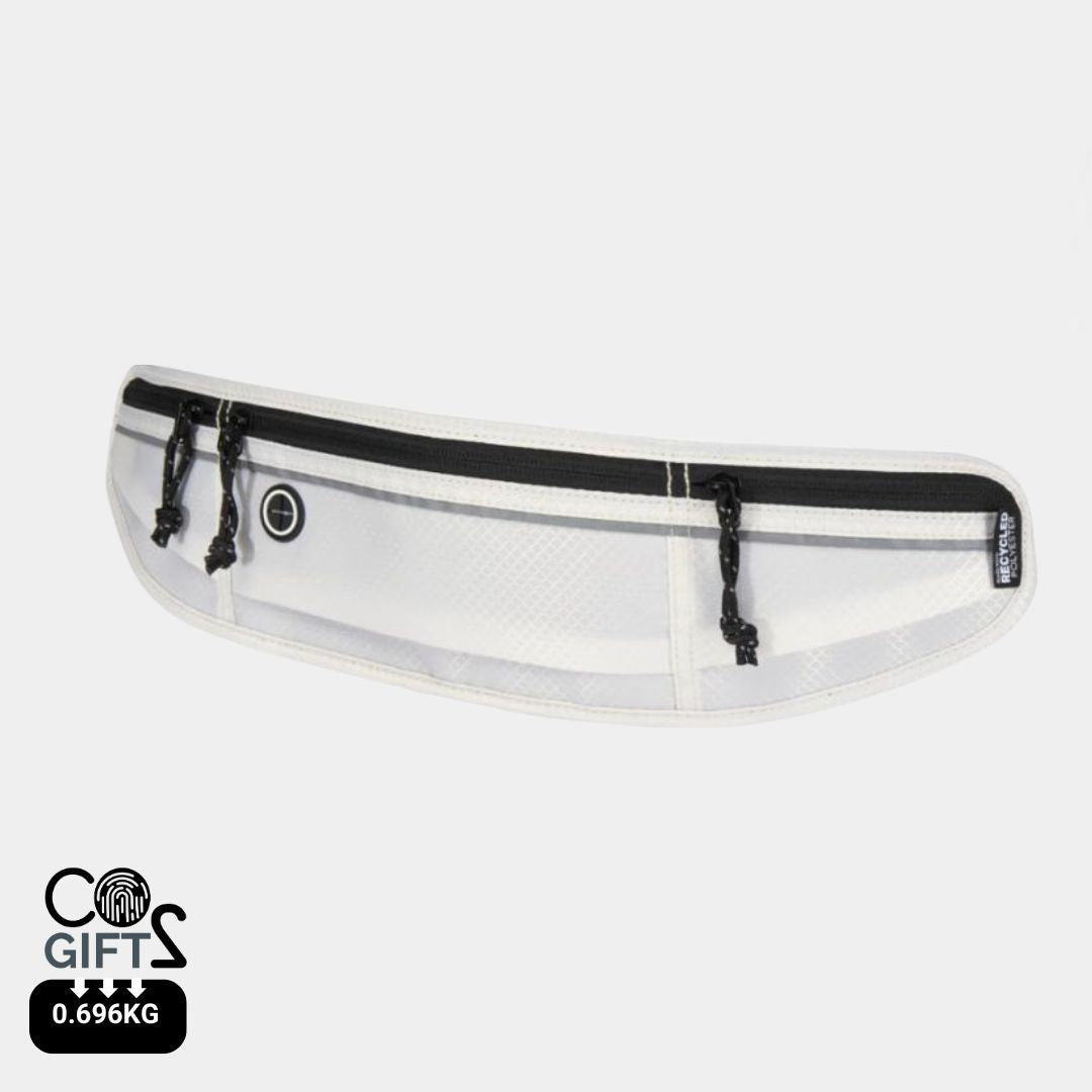 Regalo promocional sostenible con riñonera ligera y repelente al agua