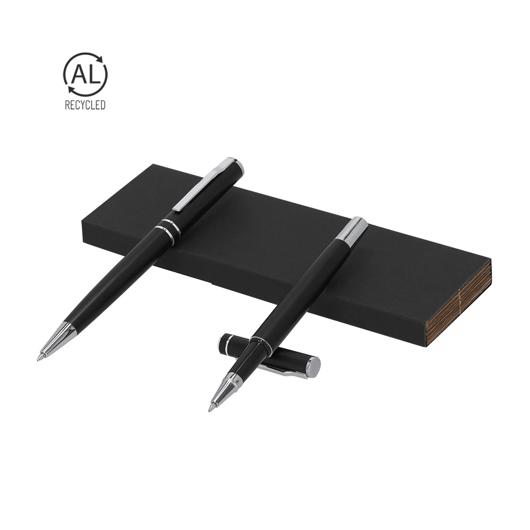 Set sostenible Yonder de aluminio reciclado personalizado para empresas