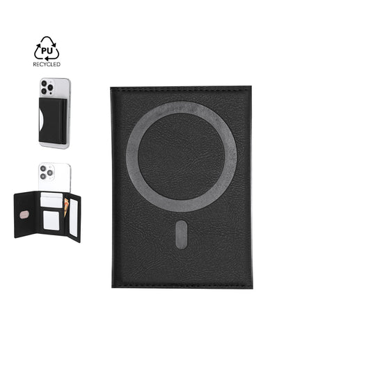Tarjetero sostenible Enkor de PU reciclada personalizado para empresas