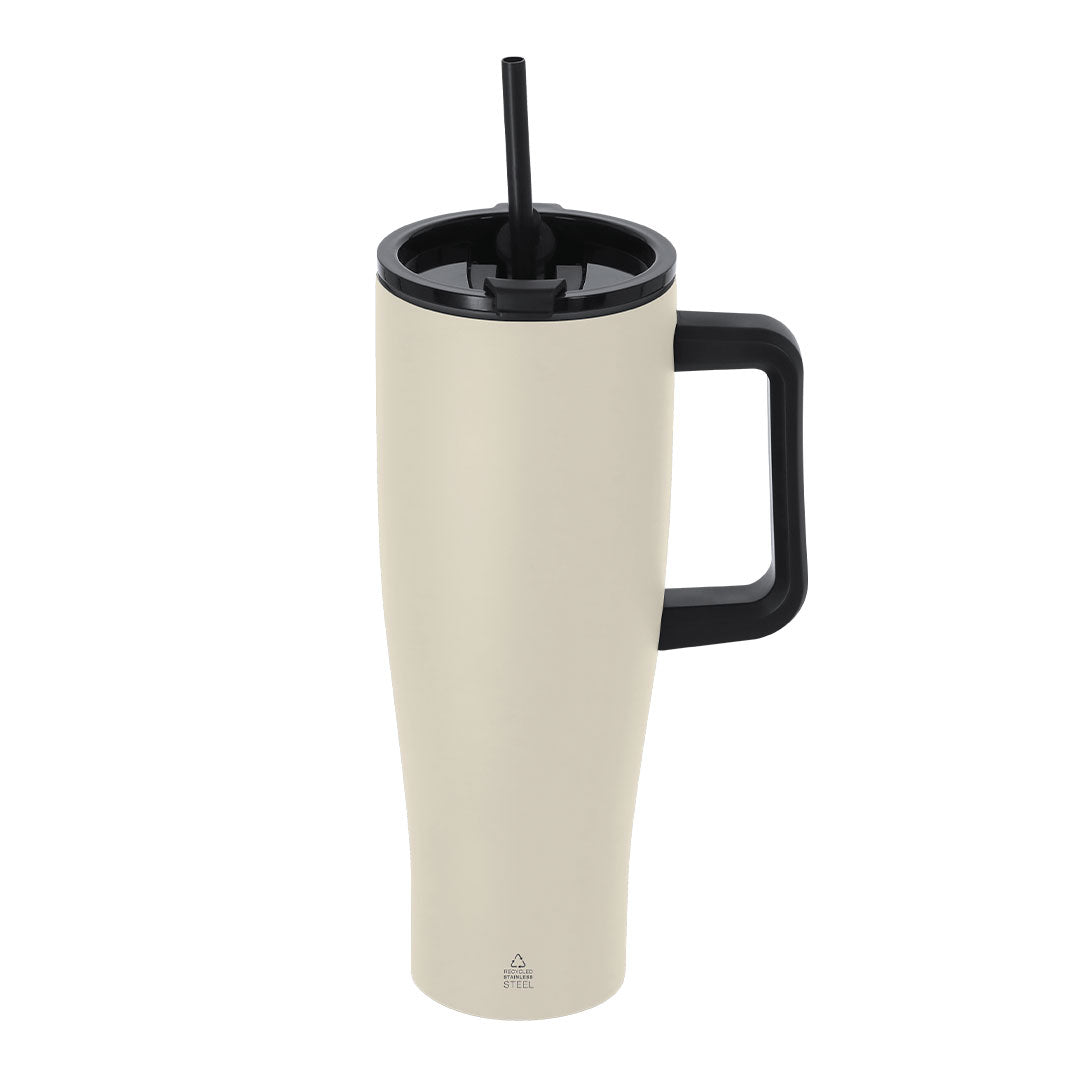 Taza Leandrok natural reutilizable para eventos y welcome packs