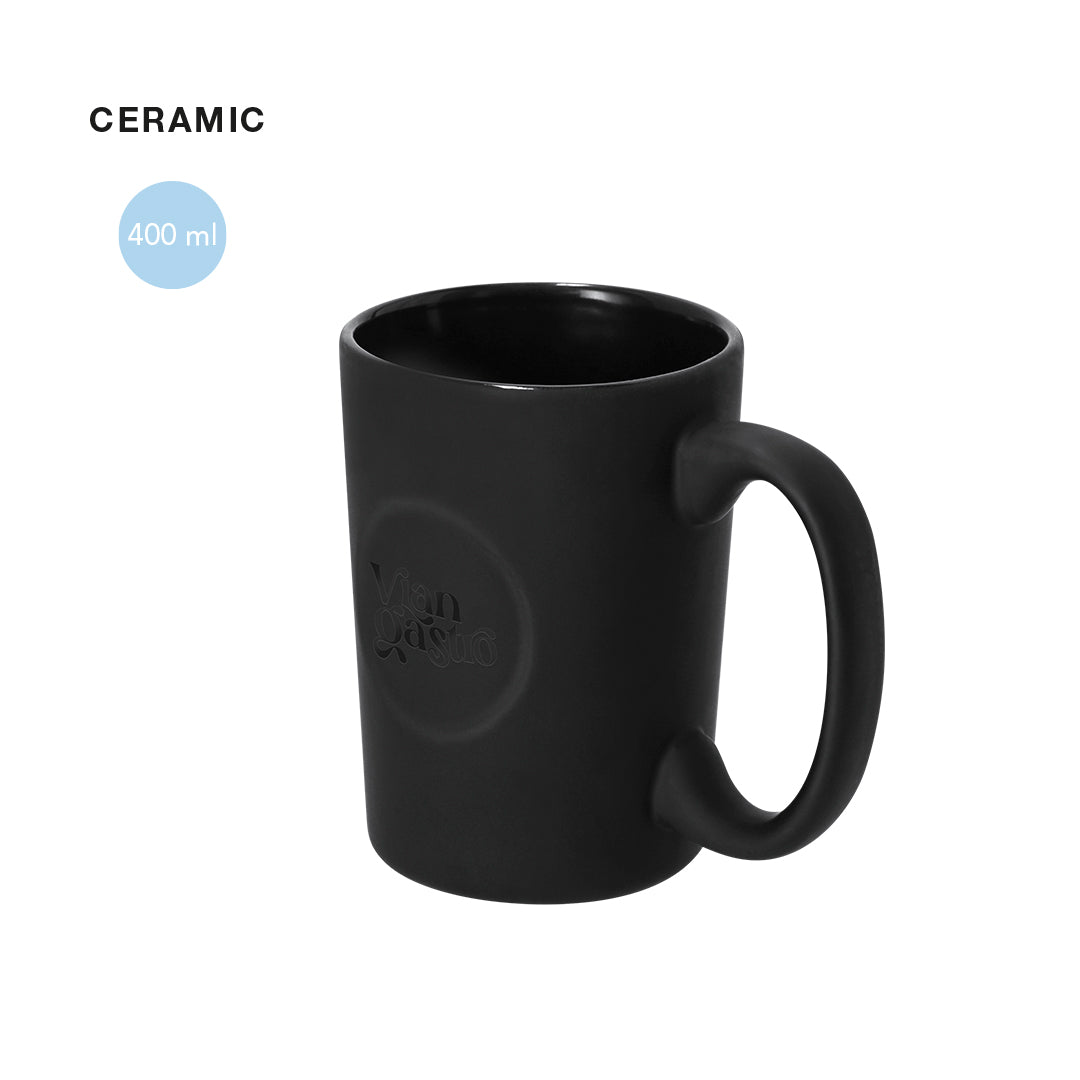 Taza Patt de cerámica 400 ml personalizada para empresas