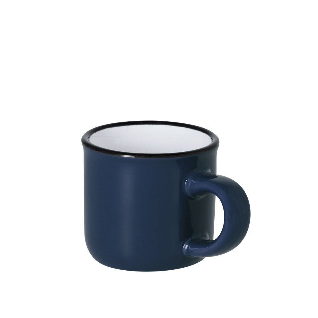 Taza Ridot de cerámica con interior blanco y acabado brillo