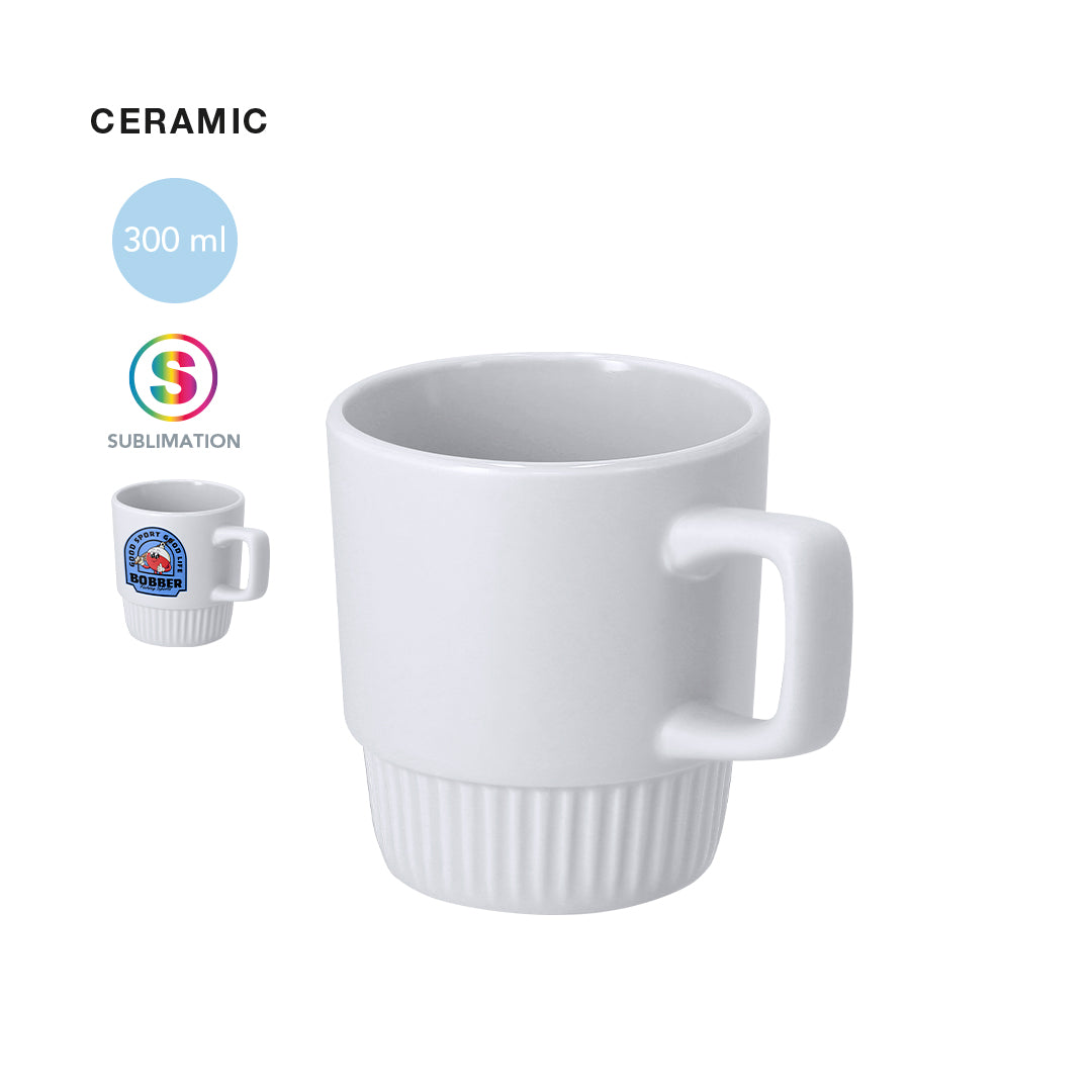 Taza Rolyan de cerámica 300 ml personalizada para empresas