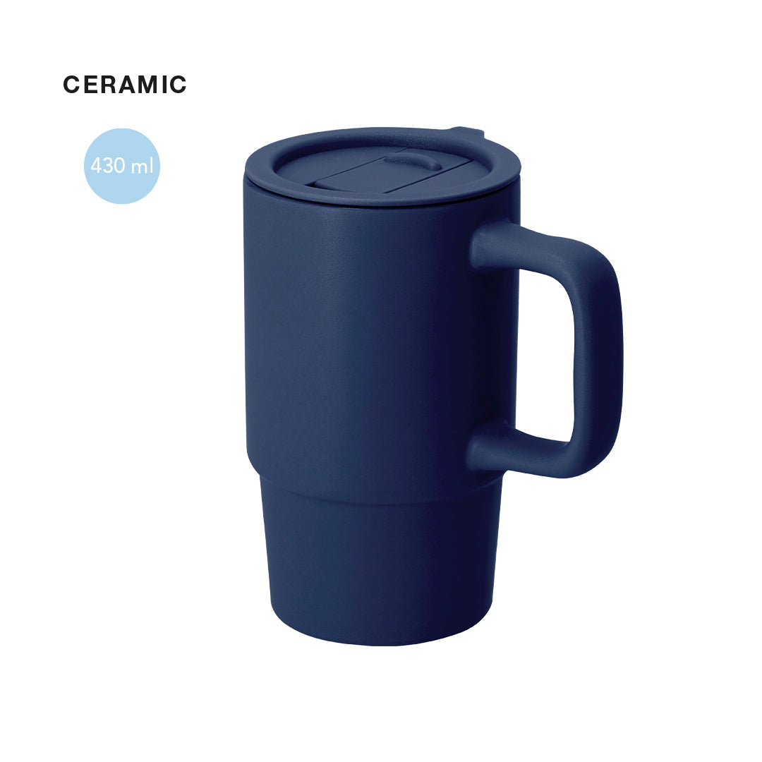 Taza Ronsyn de cerámica 430 ml personalizada para empresas