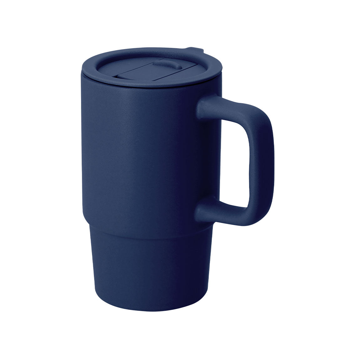Regalo promocional sostenible con taza de cerámica de acabado mate