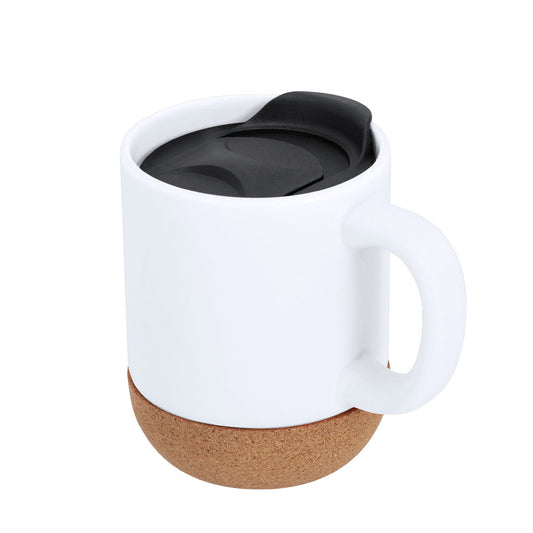 Taza Shivak blanca para regalos corporativos sostenibles