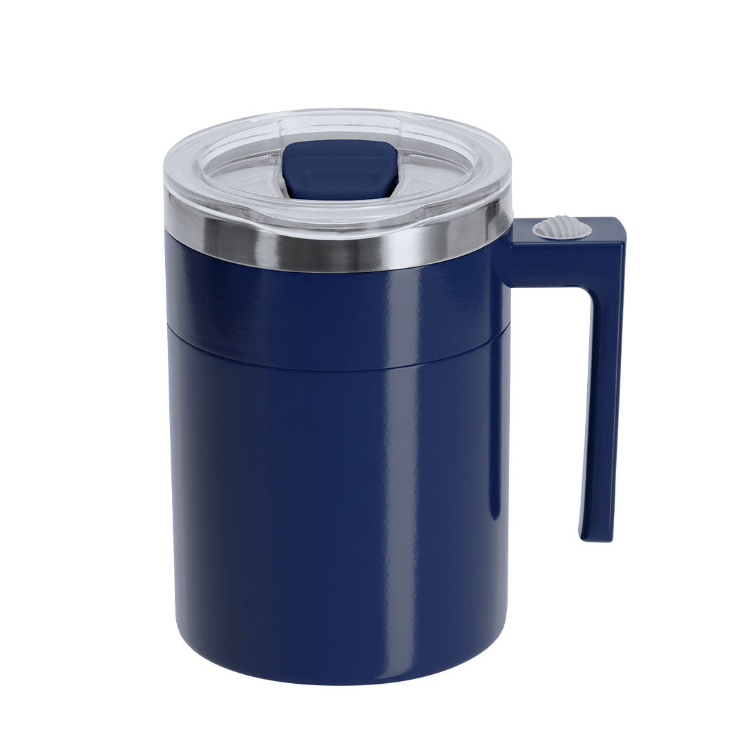 Taza Waker marino personalizada con logo para eventos y oficinas