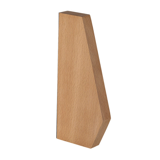 Trofeo de reconocimiento corporativo fabricado con aluminio reciclado y base de madera