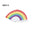 Abanico Rainbow Ecológico con distintivo RPET para Personalizar Especial Orgullo Rupaul