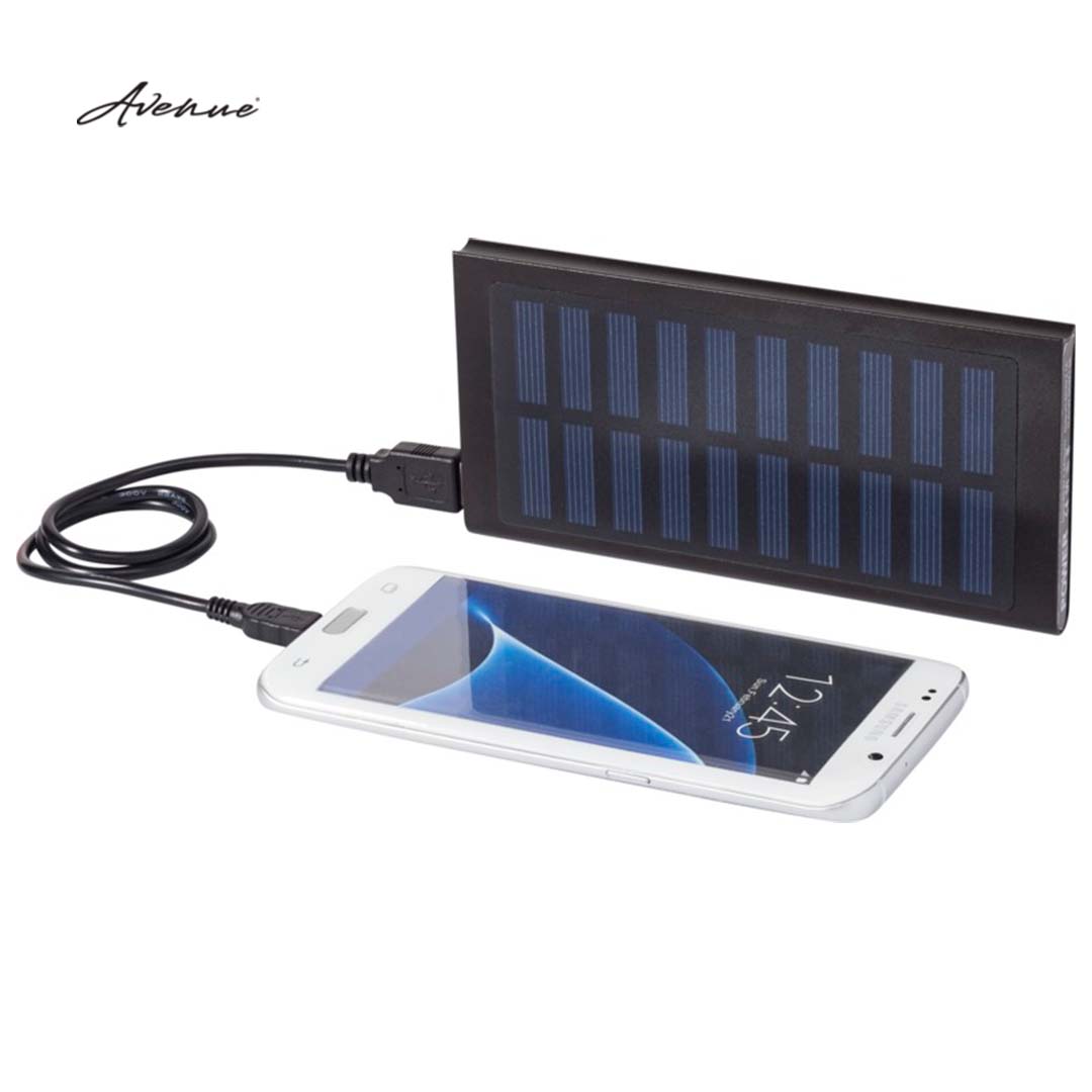 Batería externa carga inalámbrica solar 8000 mAh para regalos empresa