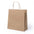 Bolsa Reutilizable de Papel Natural 100 gr/m² Personalizable con Asas Cortas y Fuelle Cention - Resistencia 7 Kg