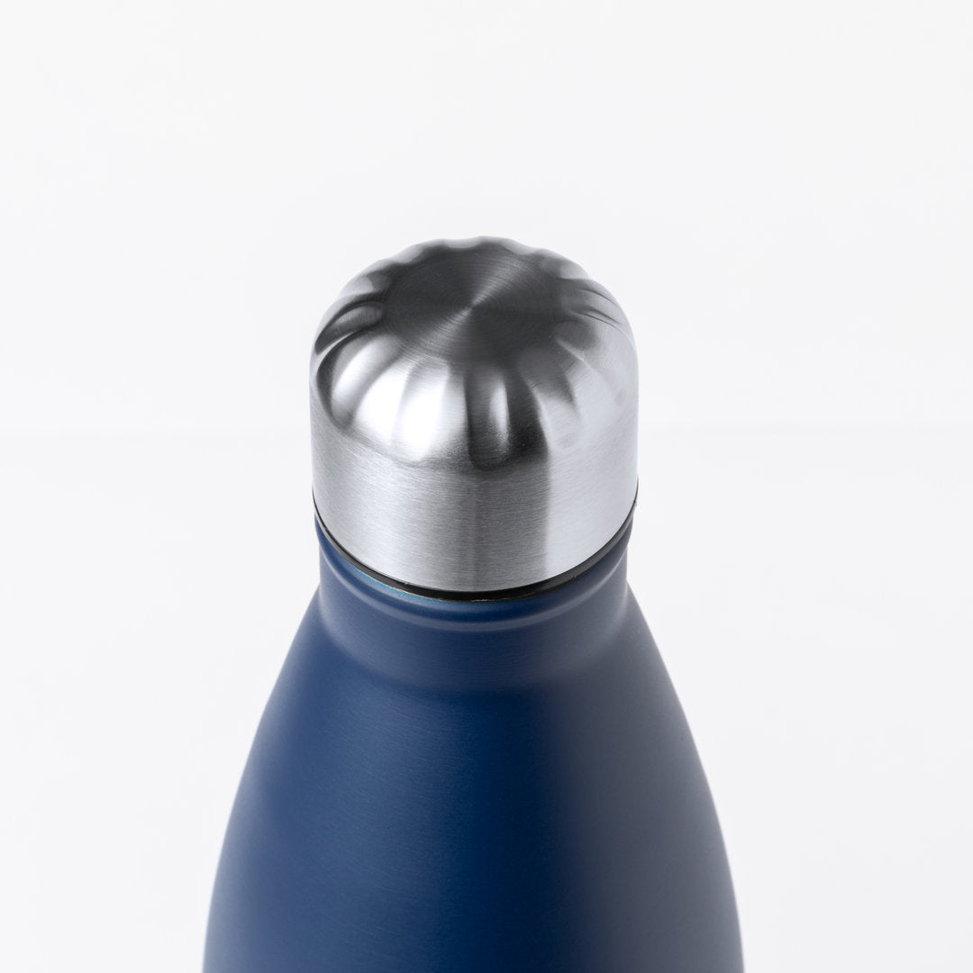 Botellas de agua térmicas de acero inoxidable 500 ml - Pack 20 - Blanco
