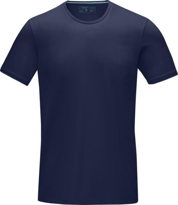 Camiseta Ecológica 95% Algodón Orgánico 200 gr/m2 Personalizable Cuello Redondo para Hombre  