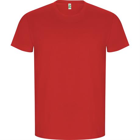Camiseta Ecológica 100% Algodón Orgánico 160 gr/m2 Personalizable Cuello Redondo Golden