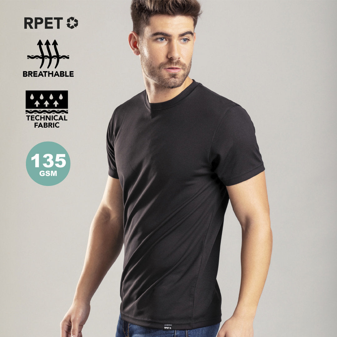 Camiseta Ecológica Adulto de rPET Reciclado 135 gr/m2 para Personalizar por Sublimación Tecnic Markus Especial Eventos Deportivos