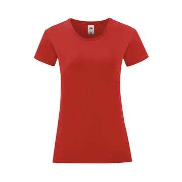 Camiseta para Mujer Sostenible 100% Algodón Color para Personalizar Cuello Redondo Iconic Especial Eventos - 150 gr/m2