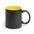 Taza Cerámica Negra Bicolor Especial Personalización Láser Ideal Eventos Bafy 350 ml