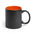 Taza Cerámica Negra Bicolor Especial Personalización Láser Ideal Eventos Bafy 350 ml