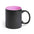 Taza Cerámica Negra Bicolor Especial Personalización Láser Ideal Eventos Bafy 350 ml